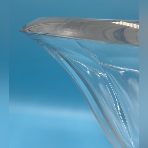 Very Large Bohemia Pedestal Crystal Bowl. Lead Crystal Dish. Candy Dish. - Picture 9 of 9